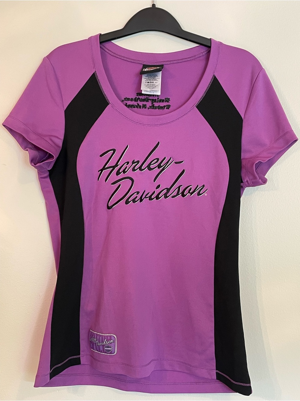Women's Harley Davidson Purple Lincoln Nebraska Performance Tee Medium
